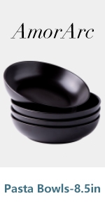 BLACK PASTA BOWLS