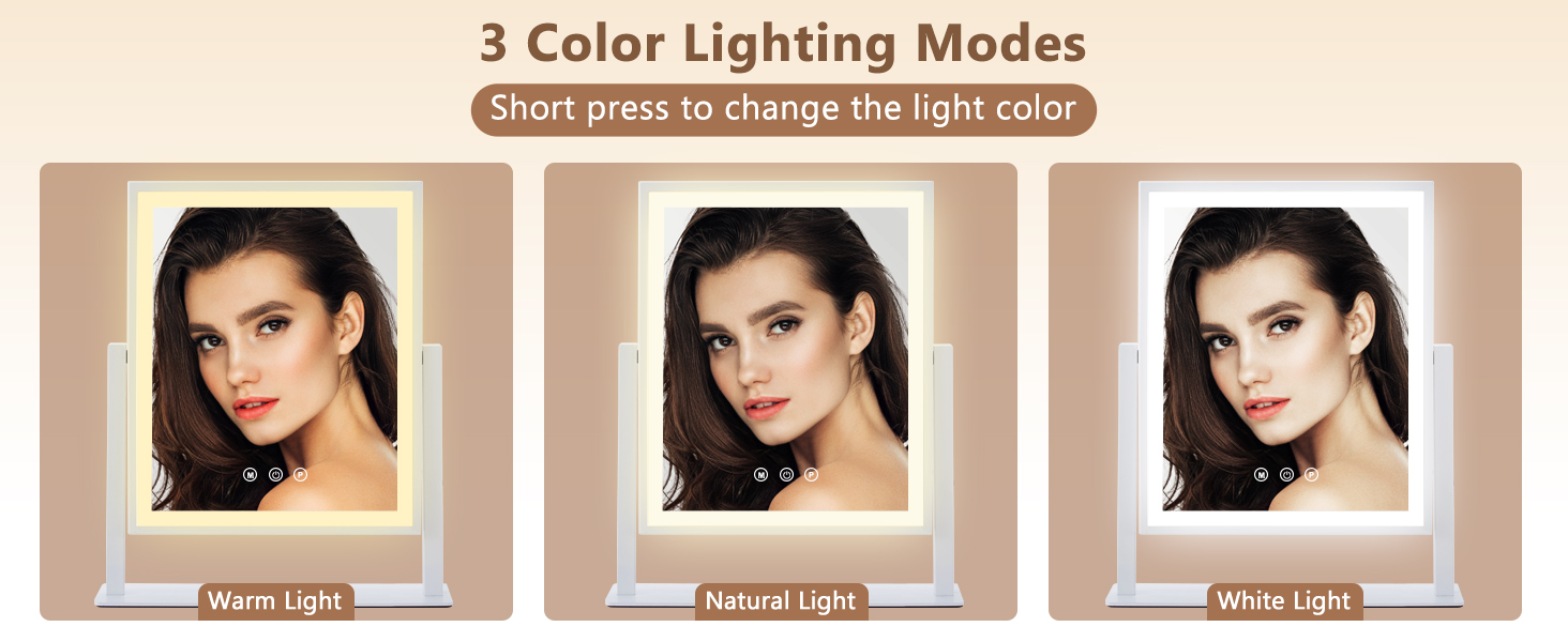 3 color lighting modes