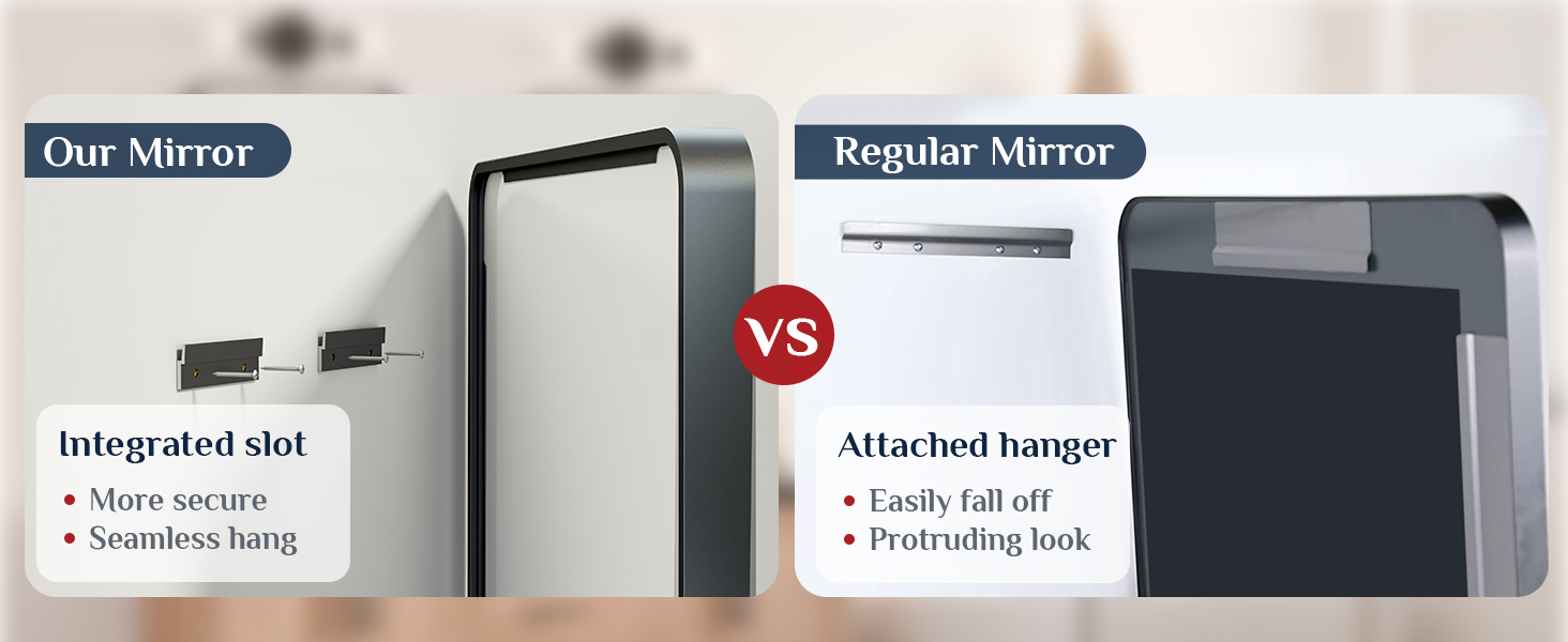 Black Framed Bathroom Mirror