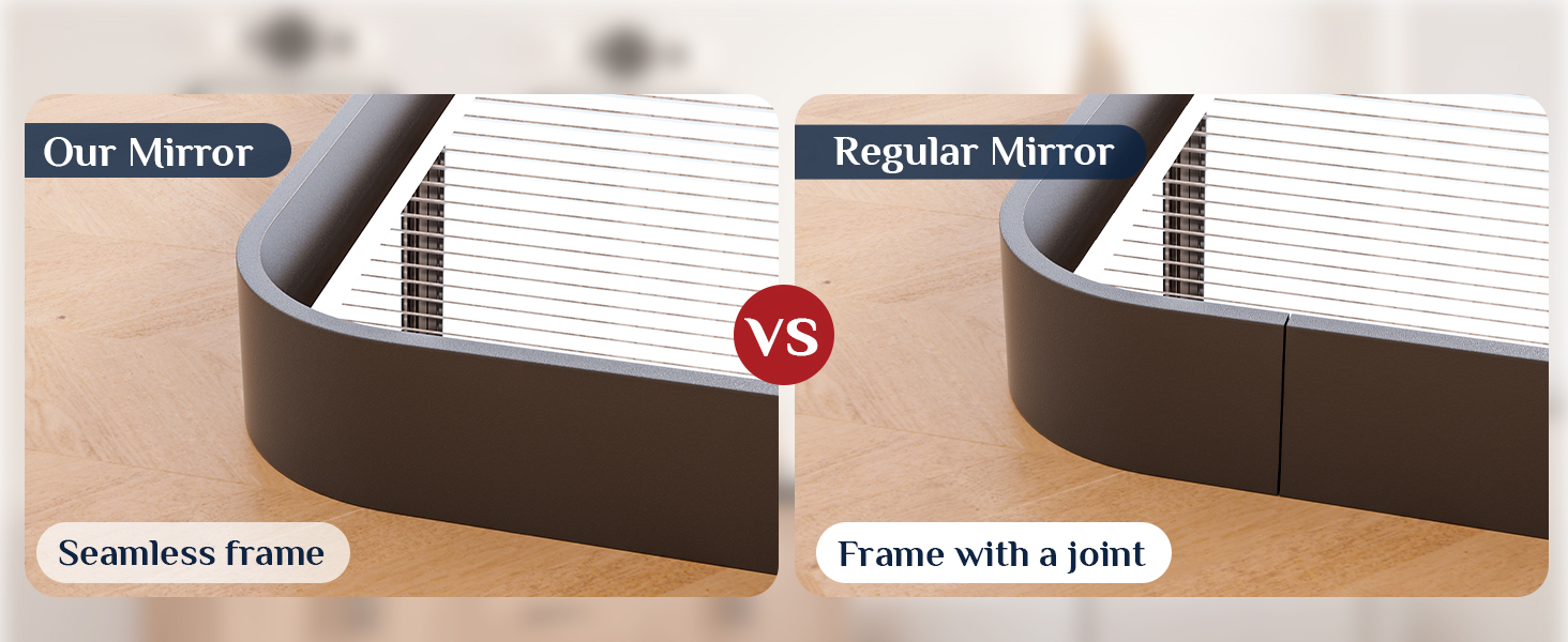 Black Framed Bathroom Mirror