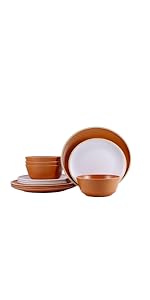melamine dishes set