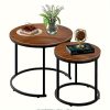 d25eddc4ae89c6f5a2306d4820330d1a 2pcs/set Modern Style Coffee Table Combination, Living Room Decorative Coffee Table Combination, Modern Simple Bedroom Apartment Bedside Table