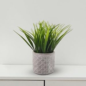Fake Plants, Artificial Plants Indoor for Room Decor, Small Faux Plants Indoor, Desk Plant for Office, Artificial Palm Plants, Artificial Plant & Flowers, Fake Potted Plants Decor, Small Plant