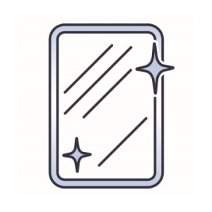 luxury textured mirror decorative hang bathroom entry vanity living room vertical hallway restroom