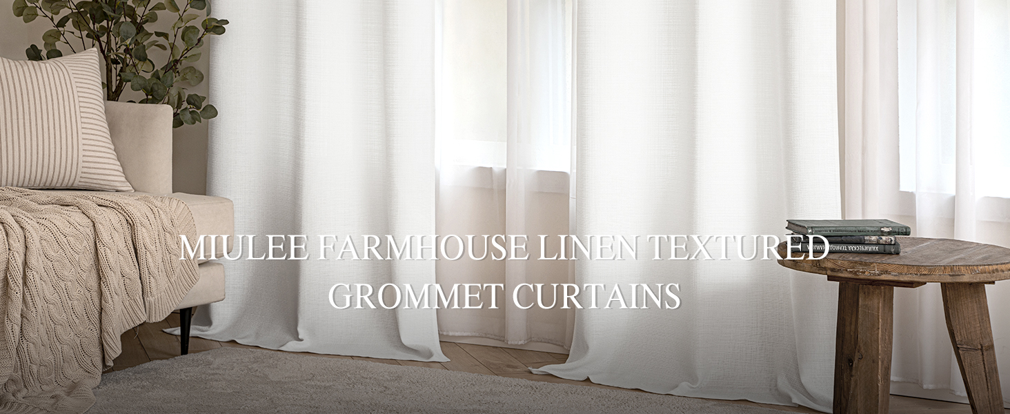 linen curtains