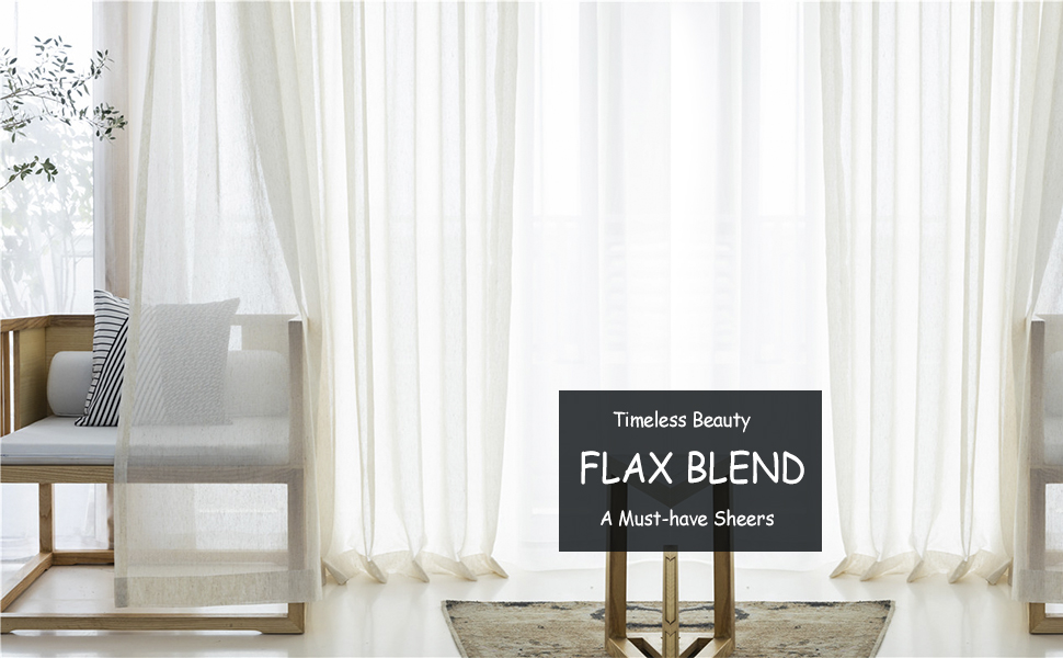 sheer linen curtains