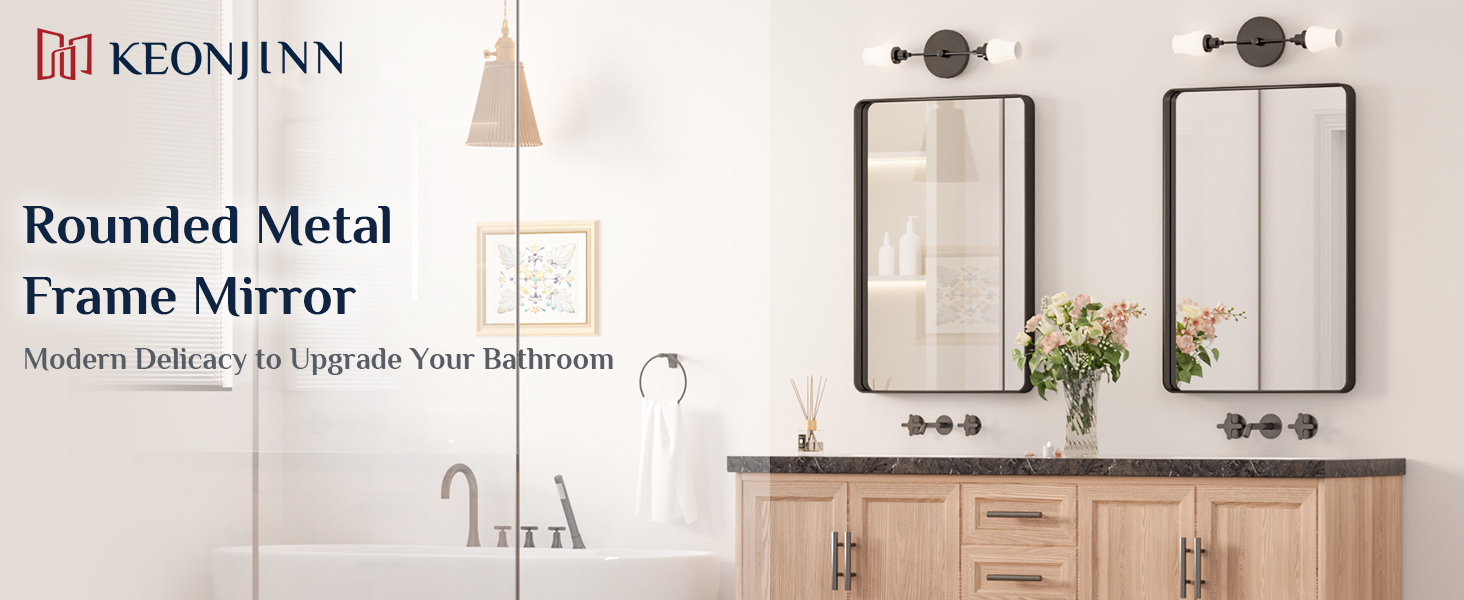 Bathroom vanity mirror