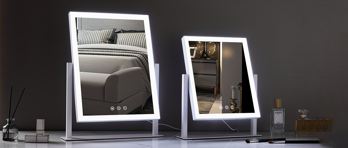 Vanity mirror with lights