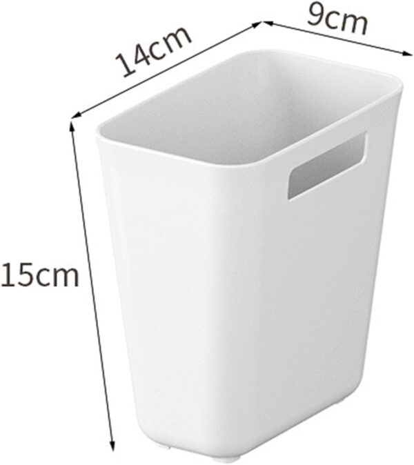 Topyond Adhesive Wall Mounted Organizer, Compact Floating Shelf for No Drilling, Pen, Remote Controller, Cellphone Holder, Wall Storage for Home, Office