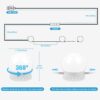 61qAWW4tVFL._AC_SL1500 LED Vanity Lights for Mirror, Vanity Lights Stick on with 10 Dimmable Bulbs, 3000K 4000K 6500K & 10 Level Brightness Adjustable, USB Cable, Hollywood Mirror Lights for Makeup Dressing Room Bathroom