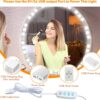 Vanity Lights for Mirror LED Makeup Light Strip with 3 Color Temperature Lighting Modes and Dimmable Stick on Vanity Bathroom Mirror,Ultra Bright (Mirror Not Included)