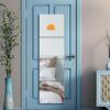 Wall Mirrors for Bedroom Door,Unbreakable Full Length Wall Mirror Tiles,shatterproof Mirror for Kids 4 Pack 10" x10,Workout for Home Gym Body,Closet Mirror Wall,Home Gym Mirror