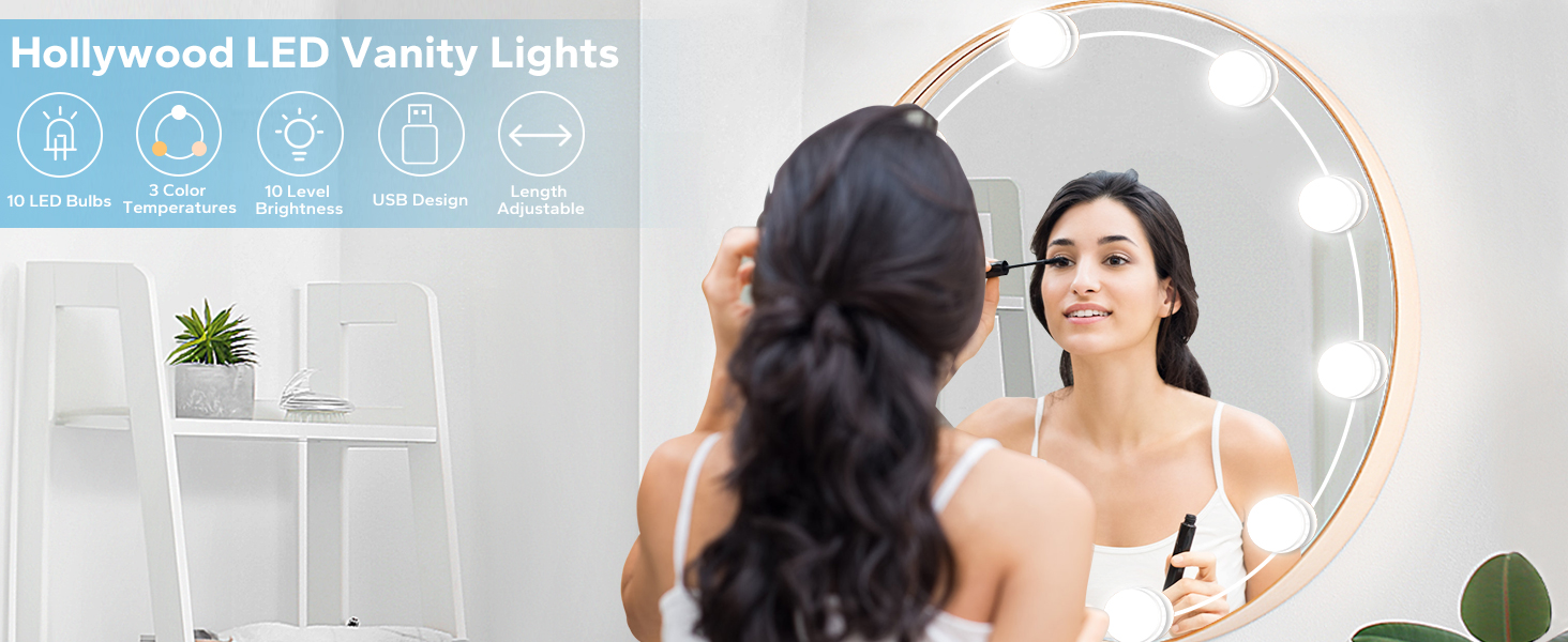 hollywood mirror lights